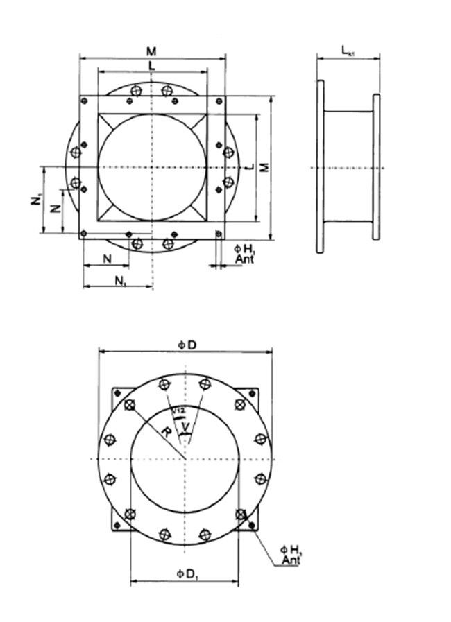 空気の器械使用の制御弁のステンレス鋼、正方形のゲート弁DFシリーズ